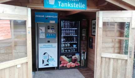 Milchtankstelle in Steenfelderfehn